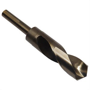 Qualtech DWDCO1-1/8 Economy Heavy Duty Silver and Deming Drill, 1-1/8 in Drill - Fraction, 1.125 in Drill - Decimal Inch, 1/2 in Shank, Cobalt