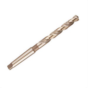 Qualtech DWDTSCO11/16 Heavy Duty Taper Shank Drill Bit, 11/16 in Drill - Fraction, 0.6875 in Drill - Decimal Inch, #2 Morse Taper Shank Taper, HSS-Co