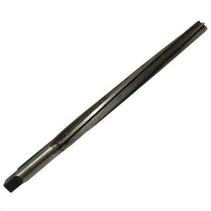 Qualtech DWRRTP7 Taper Pin Reamer, #7 Taper Pin, 0.3297 in dia Small End, Straight Flute, Round Shank