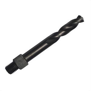 Drill America TSD33L Long Type D Heavy Duty Threaded Shank Drill, #33 Drill - Wire, 0.113 in Drill - Decimal Inch, 1/4-28 Shank, M42 HSS-Co 8