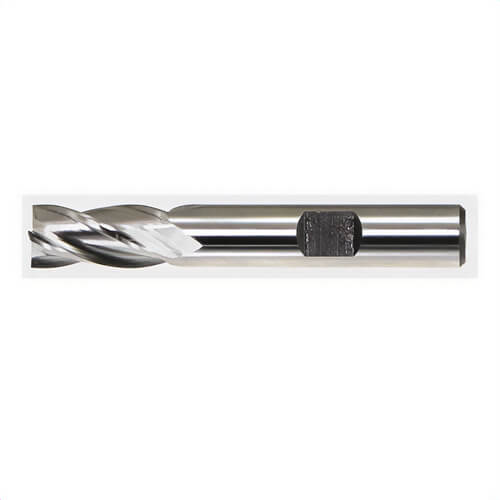 Drillco 515A130A Center Cutting Imperial Multi-Flute Regular Length Single End Finishing End Mill, 15/32 in dia Cutter, 4 Flutes