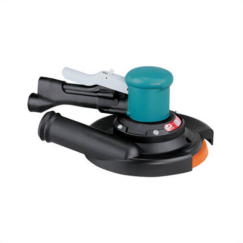 Dynabrade® 58446 2-Hand Central Vacuum Gear Driven Sander, 8 in, 23 scfm Air Flow, 90 psi, 900 rpm Speed Setting