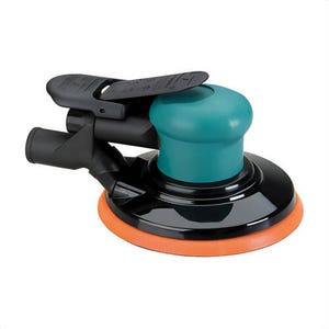 Dynabrade® Dynorbital-Spirit® 59044 Central Vacuum Random Orbital Sander, 6 in Round Pad, 14 scfm Air Flow, 90 psi