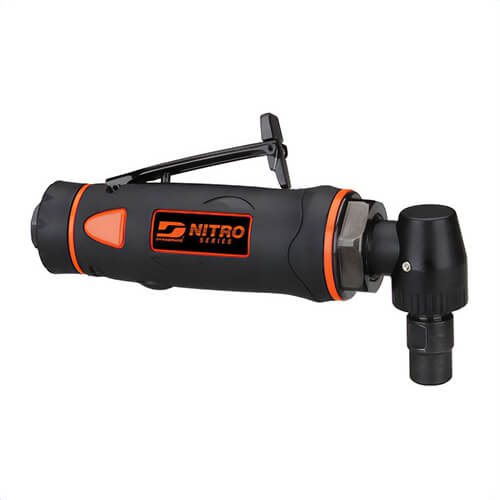 Dynabrade® DGR51 Non-Vacuum Rotary Vane Die Grinder, 1/2 hp, For Wheel: Right Angle