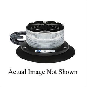 ECCO® Profile™ 7460CA-VM High Intensity Strobe Beacon, Amber, LED Lamp, 12 to 36 VDC, 46.3 W, 3.6 A, Vacuum Magnet Mount