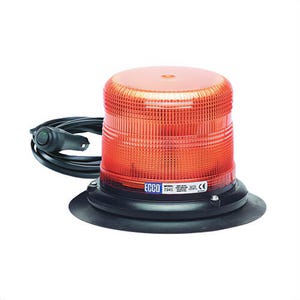 ECCO® Pulse II® 7945A-VM 360°  Strobe Beacon, Amber, LED Lamp, 12 to 48 VDC, 16 W, 1.3 A, Vacuum Magnet Mount