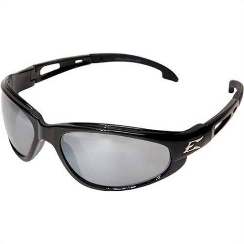 Edge® SW117 Eyewear Dakura Wrap-Around Safety Glasses, Anti-Scratch, Non-Slip, UV 400, Military Grade, ANSI/ISEA and MCEPS