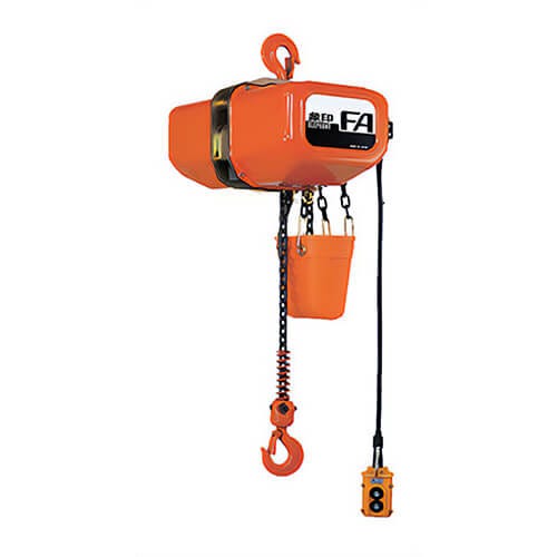 Elephant Lifting Products™ FA-2-15-3-D-60 Electric Chain Hoist, FA series, 2 ton, 15 ft Lift, Galvanized Load Chain