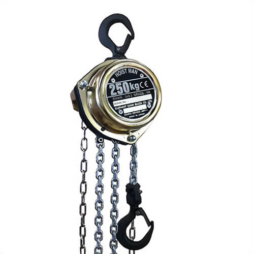 Elephant Lifting Products™ HM-250-10 Hoistman Hand Chain Hoist, 10 ft Lift