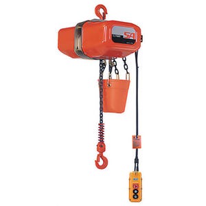 Elephant Lifting Productsâ„¢ SA-3-20 Electric Chain Hoist, SA series, 3 ton, 20 ft Lift, Galvanized Load Chain
