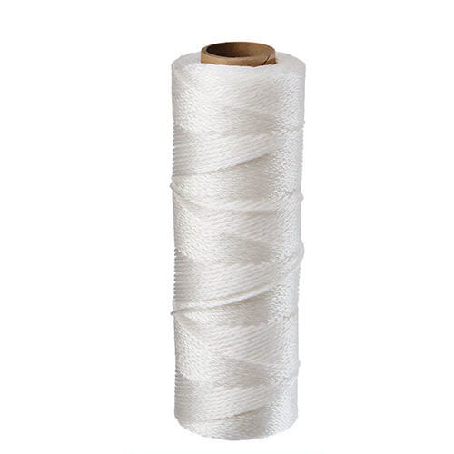 Empire® 39-1000W Braided Line Tube, Durable #18 Braided Nylon, White, 1,000 ft