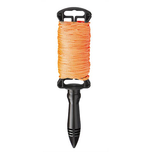 Empire® 39-250OR Braided Line with Reel, Durable #18 Braided Nylon, Orange, 250 ft