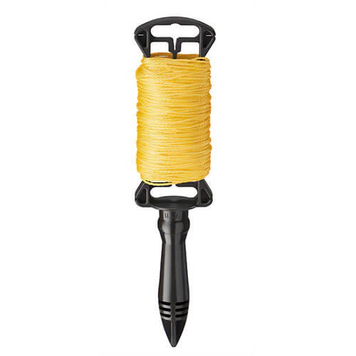 Empire® 39201N Twisted Line with Reel, Durable #18 Braided Nylon, Gold, 250 ft
