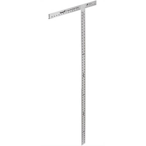 Empire® 418-54 Professional Drywall T-Square, Anodized Aluminum Finish, Imperial, 54 in