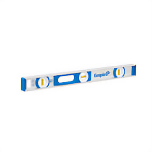 Empire® 500.24 Non-Magnetic I-Beam Level, 24 in L, 3 Vials, Aluminum, 0.0005 in/in Accuracy