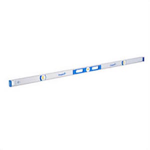 Empire® 500.72 Non-Magnetic I-Beam Level, 72 in L, 3 Vials, Aluminum, 0.0005 in/in Accuracy