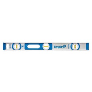 Empire® 500M.78 Magnetic I-Beam Level, 78 in L, 3 Vials, Aluminum, 0.0005 in/in Accuracy