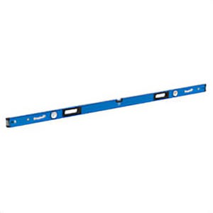 Empire® EM75.78 True Blue® E75 Magnetic Box Level, 78 in L, 3 Vials, Aluminum, (1) Level/(2) Plumb Vial Position