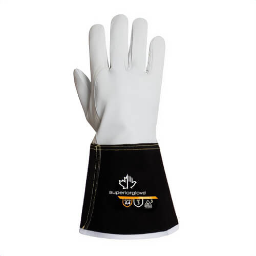 Superior Glove® 399GKGL5L-M Endura® Women's Grain Goat Gloves, M, Blended ParaActiv™ Liner, ANSI Cut A4, 5 in Split Cuff, 12 pair