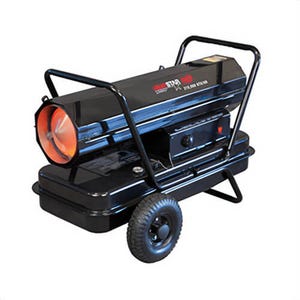 Heatstar® F170325 Air Forced Heater, 125000 btu/hr, Diesel and Kerosene Fuel, 14 gal Tank, 0.77 GPH Fuel