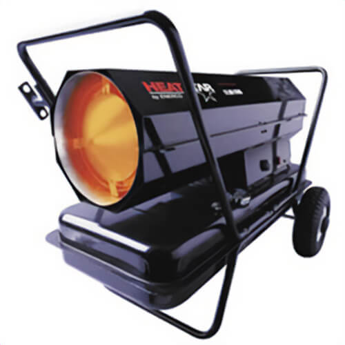 Heatstar® F170375 Air Forced Heater, 175000 btu/hr, Diesel and Kerosene Fuel, 14 gal Tank, 1.15 GPH Fuel