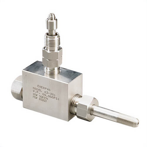 Enerpac® 83011 Ultra-High Pressure Cone Mount Gauge Adapter Set, 0.38 x 0.25 in Nominal, Cone Side x Cone Gauge Port End Style