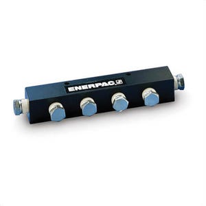 Enerpac® A64 Hydraulic Manifold, 7-Port Long, A Series, 10,000 psi Pressure, 7 in L
