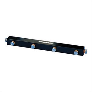 Enerpac® A65 Hydraulic Manifold, 7-Port Long, A Series, 10,000 psi Pressure, 14 in L