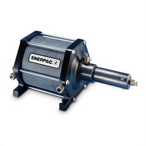 Enerpac® AHB66 Double-Acting 1-Shot Air Hydraulic Booster, 4.5 in³ Oil Volume Per Stroke