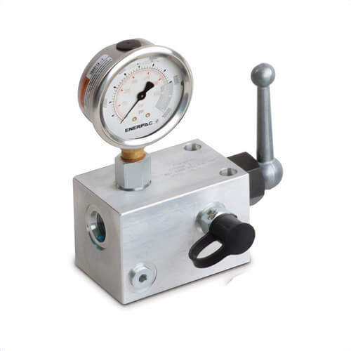 Enerpac® AP500 Accumulator Coupler Package, for Use with Single/Double-Acting Circuit, 5,000 psi Operating Pressure, #4 SAE Thread