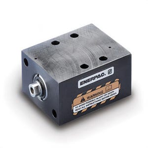 Enerpac® CDB280562 Solid Plunger Block Hydraulic Cylinder, 2.2 in Stroke Length, 60,850 lb Advance, 36,650 lb