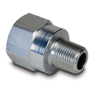 Enerpac® FZ1634 High Pressure Adapter Fitting, 1/2 x 3/8 in Nominal, Female NPTF x Male NPTF End Style, Domestic