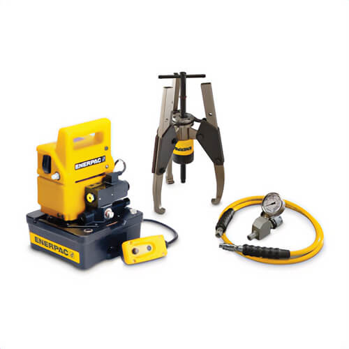 Enerpac® GPS36EB GPS Series Hydraulic Sync-Grip Puller Set, 36 ton, 2-1/2 in Stroke Length, 10,000 psi Operating