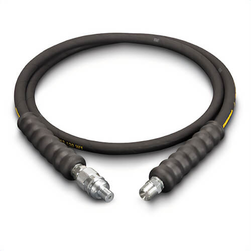 Enerpac® HA9206 Heavy Duty High Pressure Hydraulic Hose, 3/8 in Nominal, NPTF x AH604 End Style, 6 ft L, 10,000 psi Working