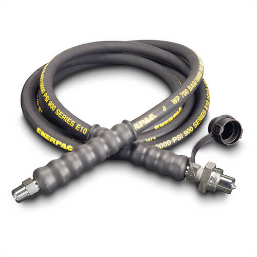 Enerpac® HC9310 Heavy-duty Rubber High Pressure Hydraulic Hose, 10 ft, 0.38 in Internal dia