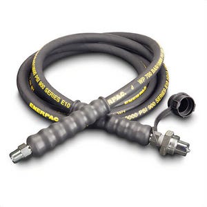 Enerpac® HC9310 Heavy-duty Rubber High Pressure Hydraulic Hose, 10 ft, 0.38 in Internal dia
