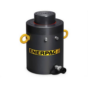 Enerpac® HCL1006 Single-Acting, High Tonnage, Lock Nut Hydraulic Cylinder, 113 ton, 5.91 Stroke, 4.5 - 6.99 in Stroke Range