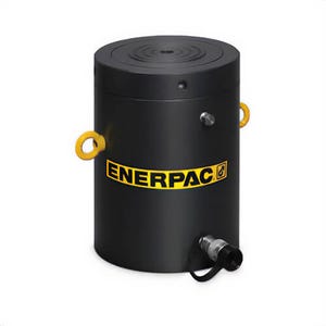 Enerpac® HCL20010 High Tonnage Load Return Lock Nut Single-Acting Solid Plunger Hydraulic Cylinder