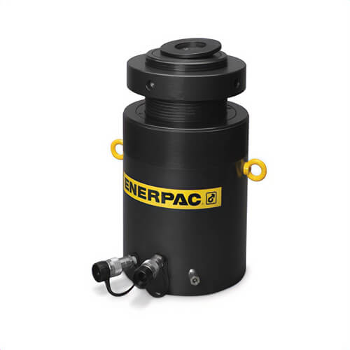 Enerpac® HCRL2006 Double-Acting High Tonnage Hydraulic Return Lock Nut Solid Plunger Hydraulic Cylinder