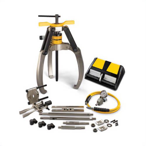Enerpac® LGHMS314A Lock Grip Hydraulic Master Puller Set 3-Jaw, 14 ton, 10,150 psi Operating
