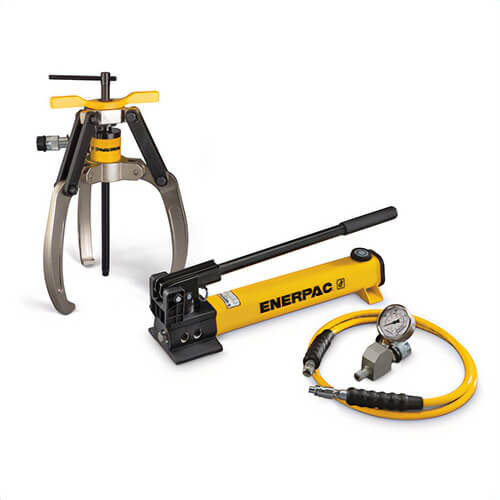 Enerpac® LGHS324H Lock Grip Hydraulic Puller Set 3-Jaw, 24 ton, 10,150 psi Operating