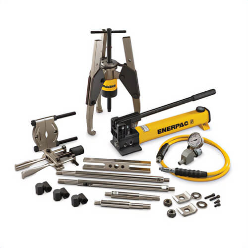 Enerpac® MPS24H MPS Series Hydraulic Sync-Grip Master Puller Set, 24 ton, 2 in Stroke Length, 10,000 psi Operating