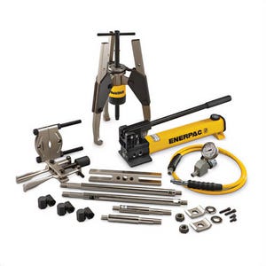 Enerpac® MPS24H MPS Series Hydraulic Sync-Grip Master Puller Set, 24 ton, 2 in Stroke Length, 10,000 psi Operating