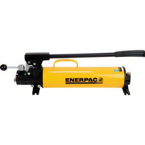 Enerpac® P84 Two Speed, Ultima Steel Hydraulic Hand Pump, 134 in³ Usable Oil, for use with Double-Acting Cylinders