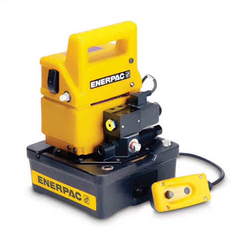 Enerpac® PUD1101E Electric Hydraulic Pump, 2-Speed Economy, 1/2 hp, 231 in³ Reservoir, 20 in³/min Flow Rate, 10,000 psi Pressure