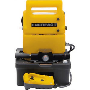 Enerpac® PUJ1200B Two Speed, Economy Electric Hydraulic Pump, 3/2 Manual Valve, 115V, for use with Single-Acting Cylinders
