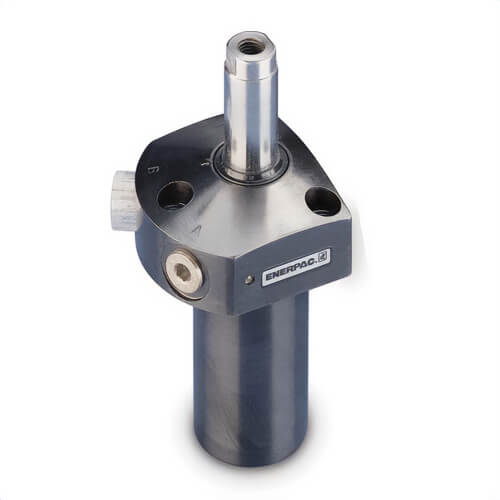 Enerpac® PUSS121 Flange Mounted Solid Plunger Straight Upper Hydraulic Pull Cylinder, 1.1 in Length Stroke