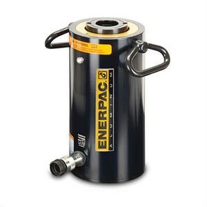 Enerpac® RACH604 Aluminum Hollow Plunger Hydraulic Cylinder, 65.6 ton Capacity, 3.94 in Stroke