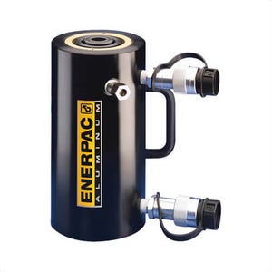 Enerpac® RAR5010 Double-Acting Hydraulic Return Solid Plunger Hydraulic Cylinder, 54.9 ton Advance Capacity, 3.74 in Bore