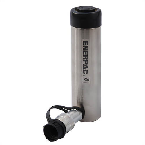 Enerpac® RC106NV Extreme Environment Single-Acting Spring Return Solid Plunger Hydraulic Cylinder, 10 ton Capacity, 6 in Length Stroke